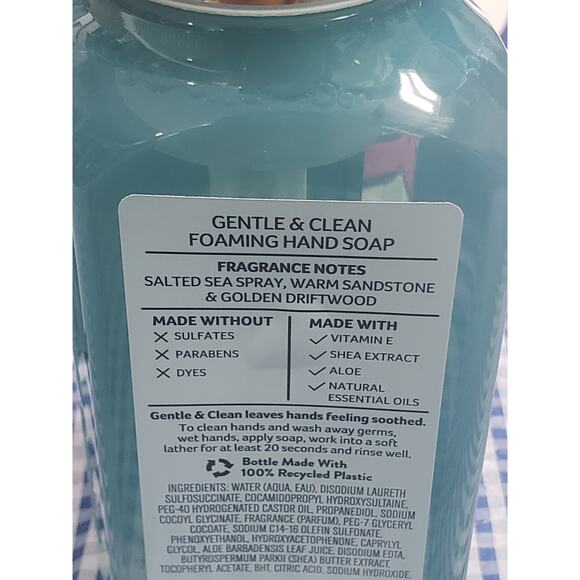 BBW Sea & Sandstone Gentle & Clean Foaming Hand Soap 2 Pack - Picture 2 of 2